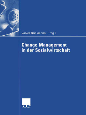 cover image of Change Management in der Sozialwirtschaft